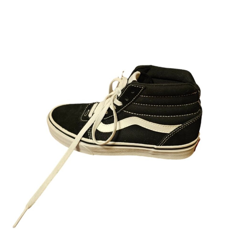 Vans Classic Black Suede/Canvas Sk8-Hi Skateboard Shoe Unisex